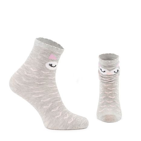 VESELÉ PONOŽKY FUNNY DÍVČÍ - 3PACK, PIDILIDI, PD0135-01, HOLKA