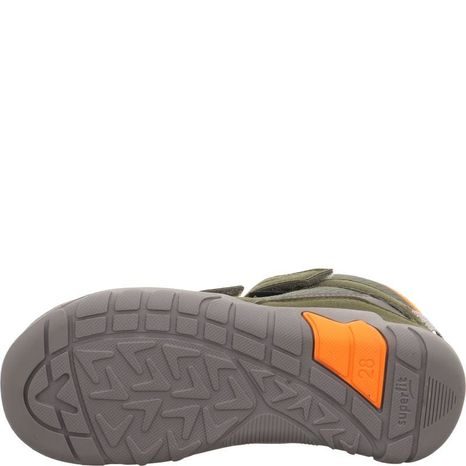 DĚTSKÉ CELOROČNÍ TENISKY SUPERFIT BAREFIT TRACE GTX  GREEN/ORANGE 1-006042-7000