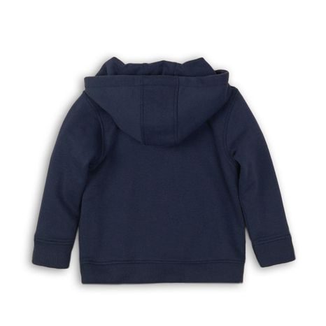 HANORAC CU GLUGĂ PENTRU BĂIEȚI, MINOTI, TB FLEECE HOODY 1, ALBASTRU ÎNCHIS