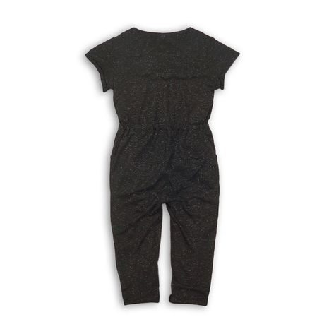 SALOPETĂ CU MÂNECĂ SCURTĂ PENTRU FETIȚE, MINOTI, SUPER 10, NEGRU