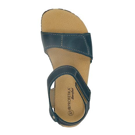 DÁMSKÉ BAREFOOT SANDÁLY PROTETIKA T201 BELITA 54 PETROLEJOVÁ