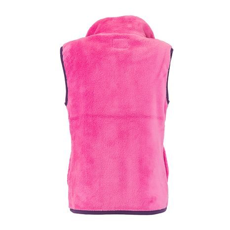 VESTA DÍVČÍ CHLUPATÁ SE STOJÁČKEM, PIDILIDI, PD1140-03, RŮŽOVÁ