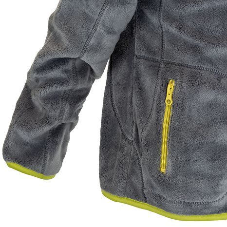 MIKINA DĚTSKÁ CHLUPATÁ SE STOJÁČKEM, PIDILIDI, PD1139-09, ŠEDÁ