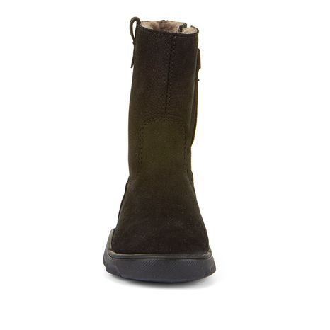 DÍVČÍ ZIMNÍ BAREFOOT KOZAČKY  ZERU TEX BOOT BLACK G3160257-1