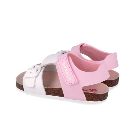 SANDALE PENTRU FETE BIO BASICO BLANCO Y ROSA BIOMECANICS 262468-D113
