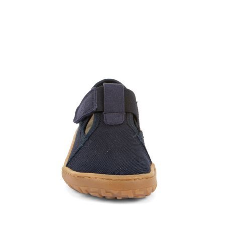 FIÚ VÁSZON BAREFOOT VÁLTÓCIPŐ CANVAS T-BAR DARK BLUE FRODDO G1700439