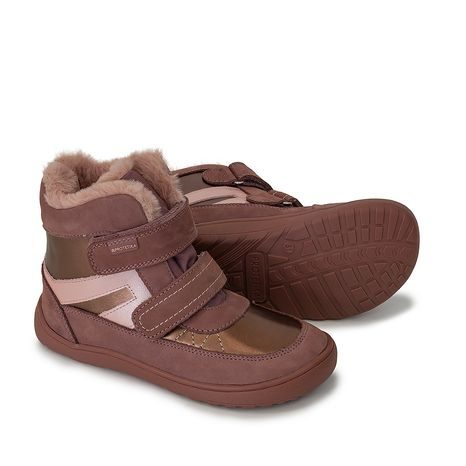 DÍVČÍ ZIMNÍ BAREFOOT BOTY LETY,  PRO-TEX, PROTETIKA, RŮŽOVÁ