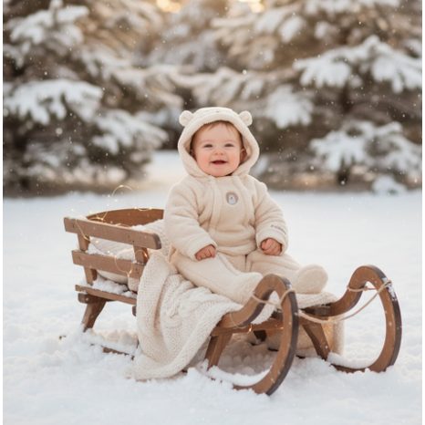 PIDILIDI ZIMNÁ DOJČENSKÁ KOMBINÉZA PD1166-11 BEIGE