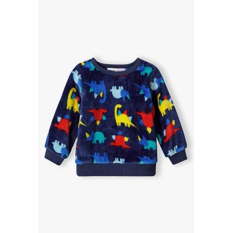 CHLAPČENSKÉ FLÍSOVÉ PYŽAMO, MINOTI, 15PJ 11, MODRÉ