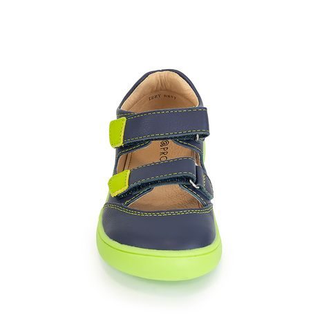 CHLAPČENSKÉ BAREFOOT SANDÁLE TERY NAVY, PROTETIKA, MODRÁ