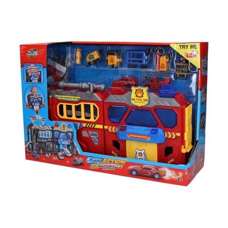 HASIČSKÁ STANICE PŘENOSNÁ 56X18X23 CM, WIKY VEHICLES, W029319