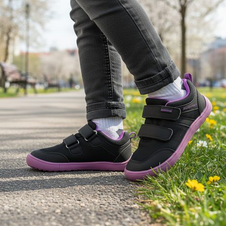 LÁNY BAREFOOT SPORTCIPŐ PROTETIKA NOLAN PURPLE