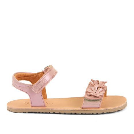DIEVČENSKÉ BAREFOOT SANDÁLE FLEXY FLOWERS PINK SHINE FRODDO G3150289-1