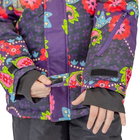 DÍVČÍ BUNDA LYŽAŘSKÁ ZIMNÍ KINDU PIDILIDI, PD1148-06, FIALOVÁ
