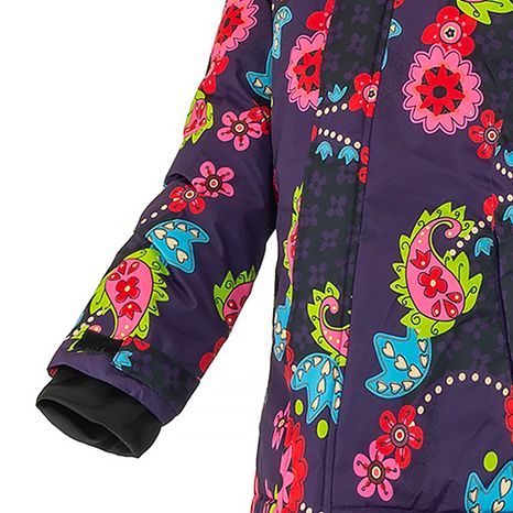 DÍVČÍ BUNDA LYŽAŘSKÁ ZIMNÍ KINDU PIDILIDI, PD1148-06, FIALOVÁ