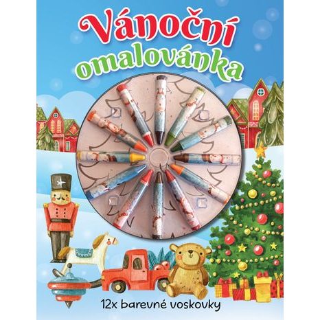 CARTE DE COLORAT DE CRĂCIUN, WAXWORK, CARTE FONI, W045671