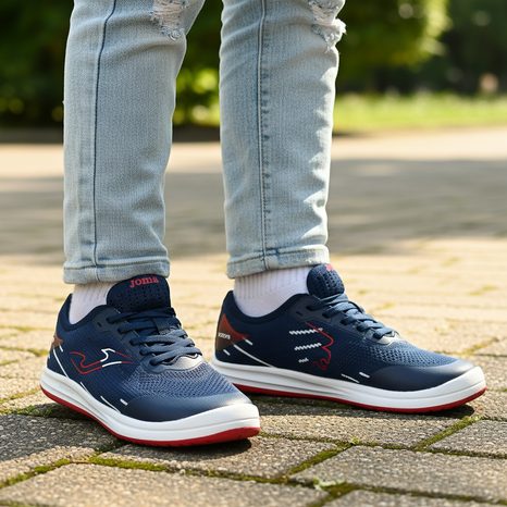 PANTOFI BAREFOOT DE ALERGARE PENTRU BĂIEȚI VIPER JUNIOR NAVY BLUE JOMA BFVIPJS2603