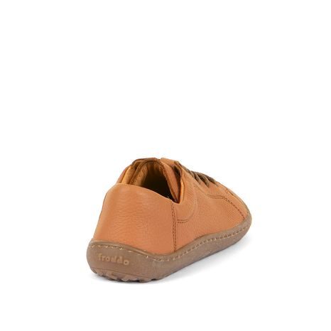 DĚTSKÉ CELOROČNÍ BAREFOOT TENISKY LACES COGNAC FRODDO G3130257 - HNĚDÁ