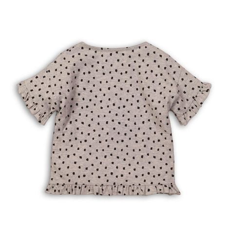 TRICOU PENTRU FETE CU MÂNECĂ SCURTĂ, MINOTI, LIFE 8, GRI