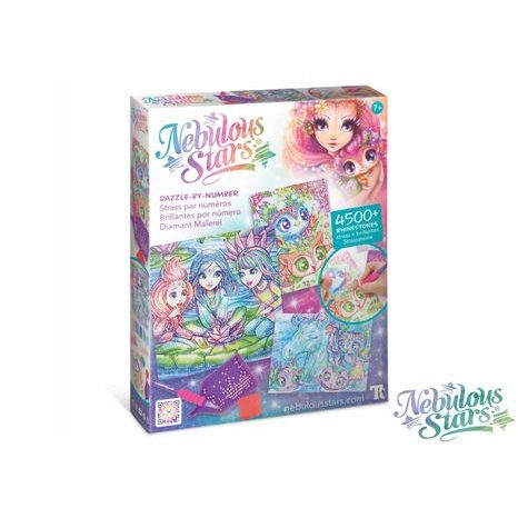 NEBULOUS STARS STRASSZOS DEKORÁCIÓK SZÁMOK SZERINT KÉSZLET, NEBULOUS STARS, W051676