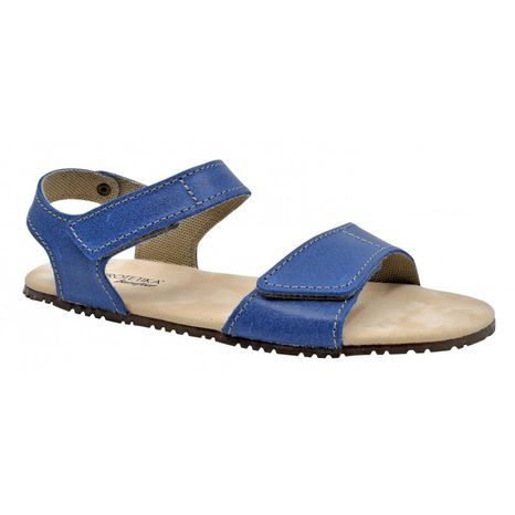 dámske barefoot sandále BELITA 98, Protetika, modrá 