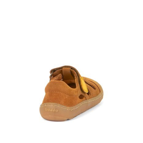 CHLAPECKÁ BAREFOOT SANDÁLY ELASTIC BROWN FRODDO G3150262-3 HNĚDÁ