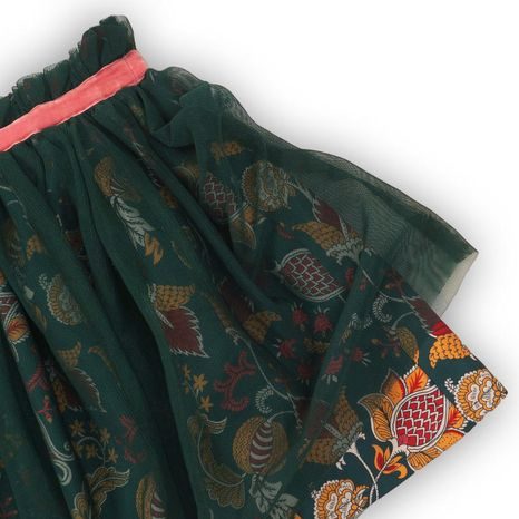 FUSTĂ PENTRU FETIȚE, MINOTI, VELVET 8, VERDE