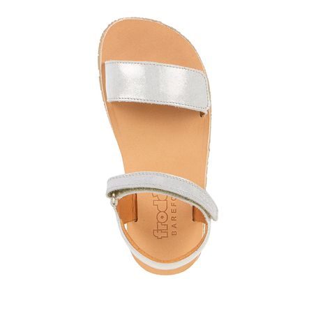 DIEVČENSKÉ BAREFOOT SANDÁLE FLEXY LIA SILVER FRODDO G3150264-27