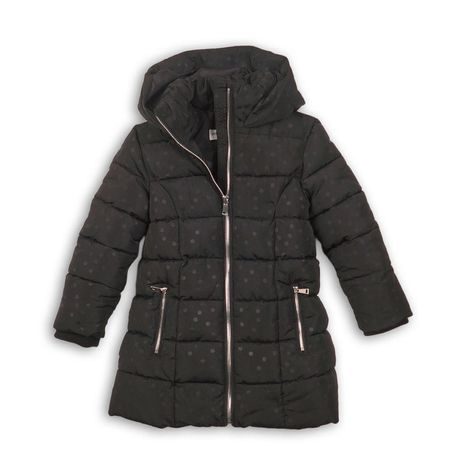 Kabát lányok téli puha, minoti, üresség 14, fekete