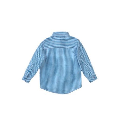 KOŠILE CHLAPECKÁ S DLOUHÝM RUKÁVEM, MINOTI, GRADE 2, MODRÁ