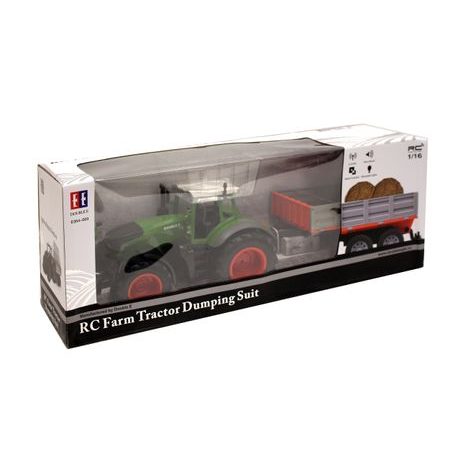 Traktor s vlečkou RC na dálkové ovládání 71 cm, Wiky RC, W013311