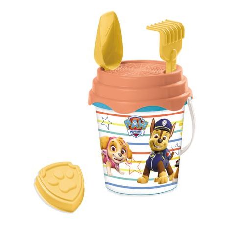 DETAILNÍ POHLED NA KYBLÍK PAW PATROL 17 CM S LOPATKOU, HRABIČKAMI A BÁBOVKOU
