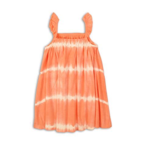 Šaty dievčenské bavlnené, Minoti, Hyper 3, oranžová 