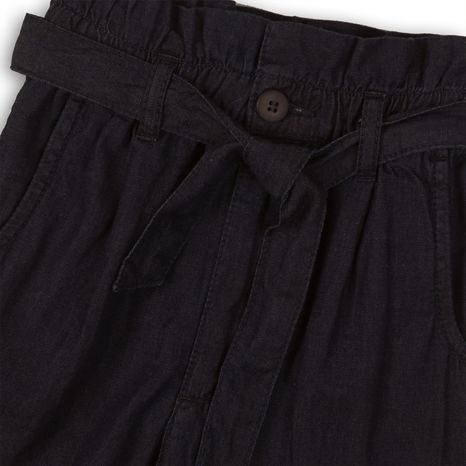 PANTALONI SCURȚI PENTRU FETE, MINOTI, NAUTICAL 1, ALBASTRU ÎNCHIS