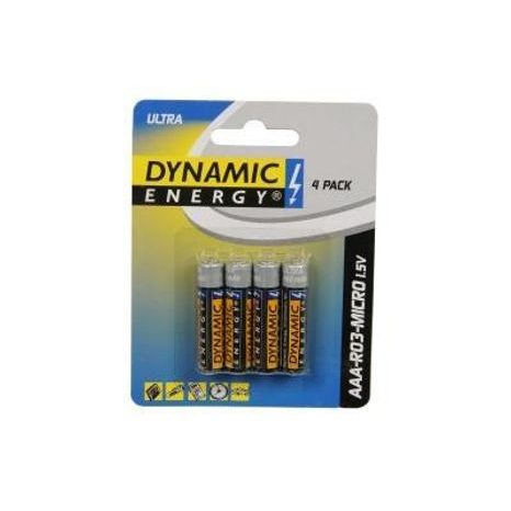 Baterie AAA Dynamic 4 ks, WIKY, 107000