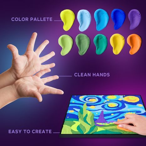 DETAILNÍ ZÁBĚR NA HMATATELNOU TEXTURU 3D NOČNÍ OBLOHY A MĚSÍCE