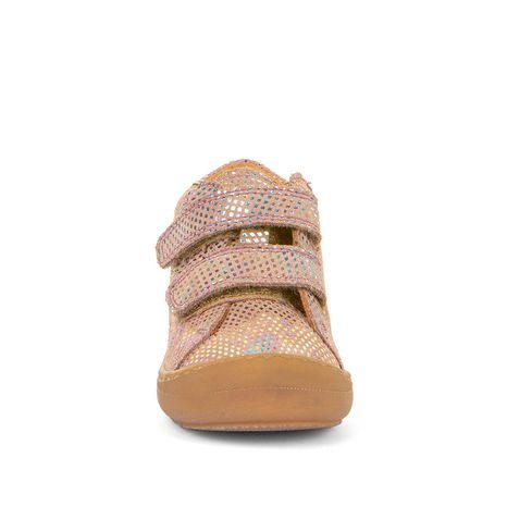 DIEVČENSKÉ ČLENKOVÉ TOPÁNKY OLLIE S PINK SHINE, FRODDO, G2130328-10, STRIEBORNÁ