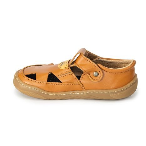 DETSKÉ SANDÁLE BAREFOOT PEGRES, SBF51 BROWN