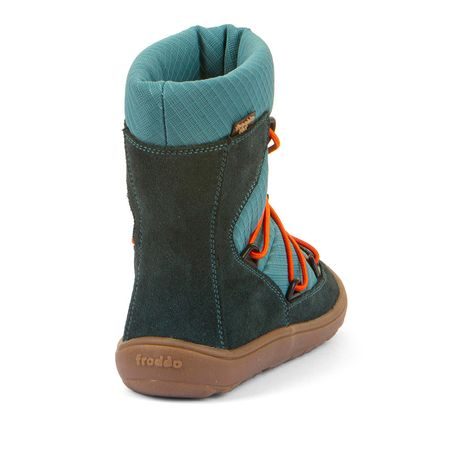 CIZME BAREFOOT DE IARNĂ PENTRU BĂIEȚI TEX TRACK WOOL PETROLEUM G3160251-3