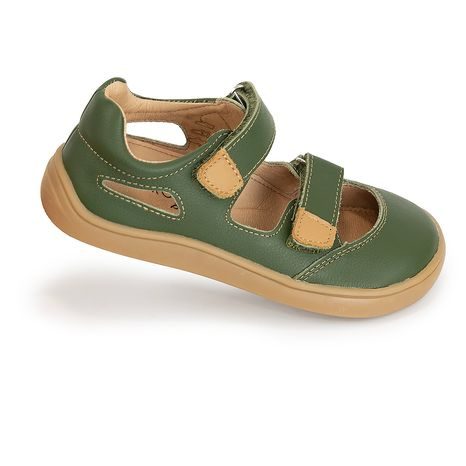 CHLAPECKÉ SANDÁLY BAREFOOT TERY GREEN, PROTETIKA, ZELENÁ