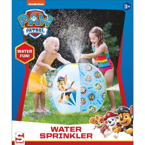 TLAPKOVÁ PATROLA NAFUKOVACÍ VODNÍ MÍČ 50 CM S ROZSTŘIKOVAČEM