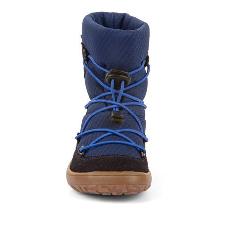 BĂIEȚI GHETE BAREFOOT DE IARNĂ TEX TRACK WOOL DARK BLUE FRODDO G3160251
