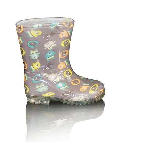 DĚTSKÉ HOLÍNKY PVC - POTISK ZVÍŘÁTKA, PIDILIDI, PL0042-18,  HNĚDÁ