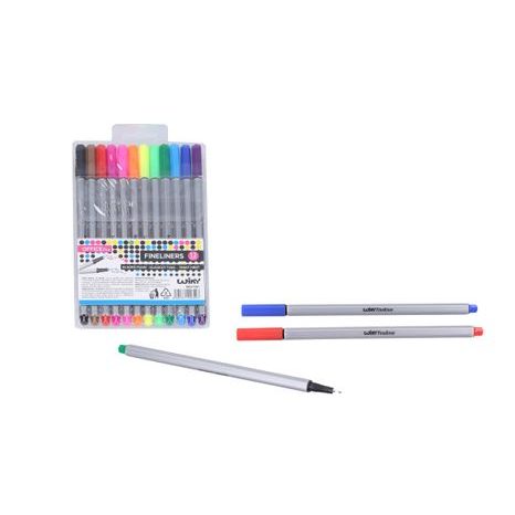 LINER FINELINER 0,4 MM 12 BUC, OFFICELINE, W057387