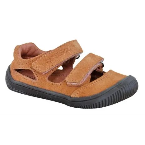 Ghete joase pentru baietiBarefoot berg brown, Protetika, maro