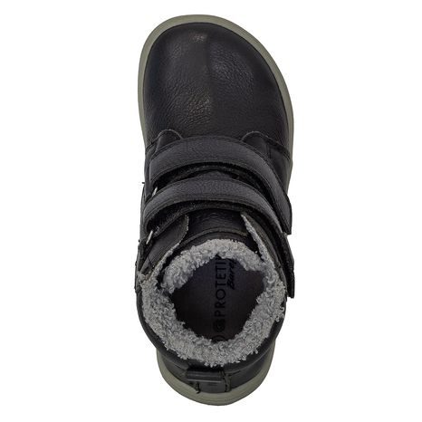 CHLAPECKÉ ZIMNÍ BAREFOOT BOTY DARYK BLACK, PRO-TEX, PROTETIKA, ČERNÁ