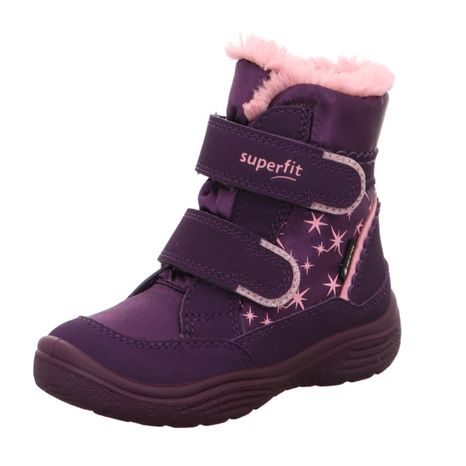 Lányok téli kristály GTX csizma, superfit, 1-009096-8500, lila