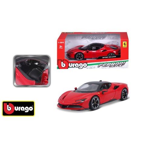 Bburago 1:24 Ferrari Top SF90 Stradale Red, W012177