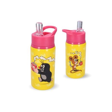 Sticlă din oțel inoxidabil Mole 500 ml roz, Wiky, W011926