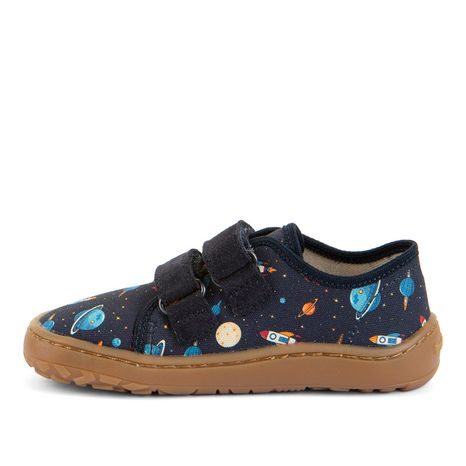 DETSKÉ PLÁTENÉ BAREFOOT TENISKY CANVAS BLUE FRODDO G1700440-28